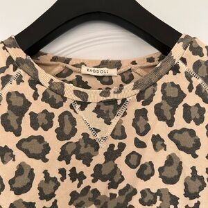 Ragdoll Leopard Print Pullover